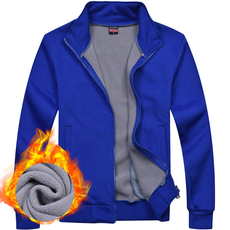 Catering Waiter Work Clothes Long-Sleeved Custom-Made Fleece Sweatshirt Pot Restaurant Supermarket Catering Workwear Jacket For Men - Image 1