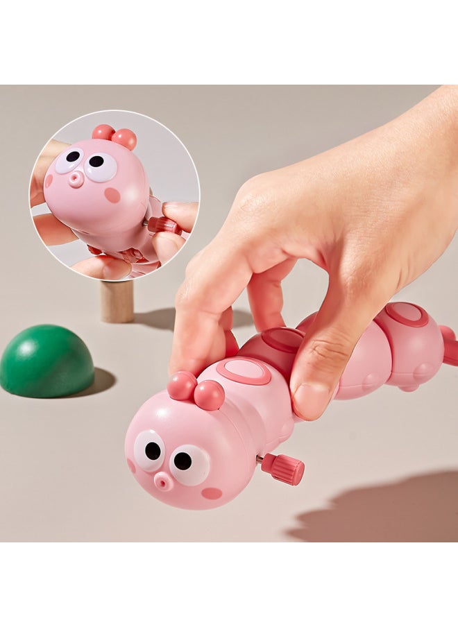 Coil Caterpillar Toy Infant Crawling Will Move Will Run Puzzle Clown Fish On The Chain Winding Direct Batch-Color:Caterpillar  Bag