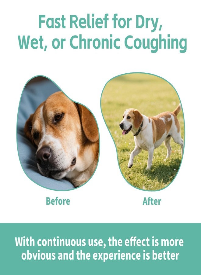 VivaElixir Kennel Cough Medicine for Dogs – Natural Respiratory Support | Helps Soothe Tracheal Collapse, Dry & Wet Cough, Choking & Wheezing | Honeysuckle, Licorice, Lemon Balm 200 chew - Image 4