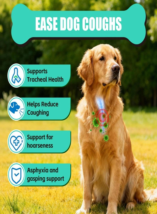 VivaElixir Kennel Cough Medicine for Dogs – Natural Respiratory Support | Helps Soothe Tracheal Collapse, Dry & Wet Cough, Choking & Wheezing | Honeysuckle, Licorice, Lemon Balm 200 chew - Image 2