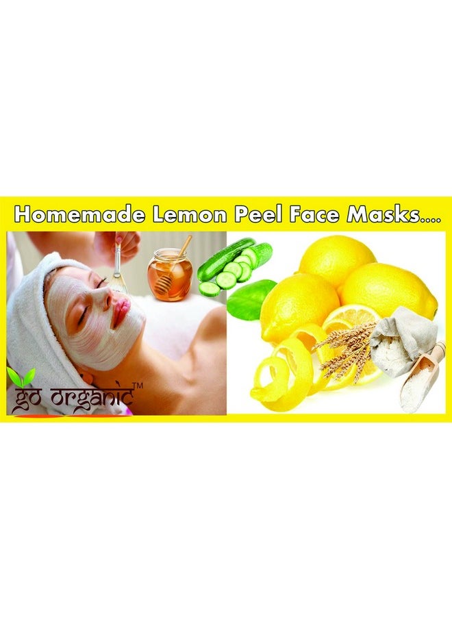 جو أورجانيك مسحوق قشر الليمون (Citrus Limonum) | لتنظيف الوجه وتبييض البشرة (150 جرام)  - Image 3