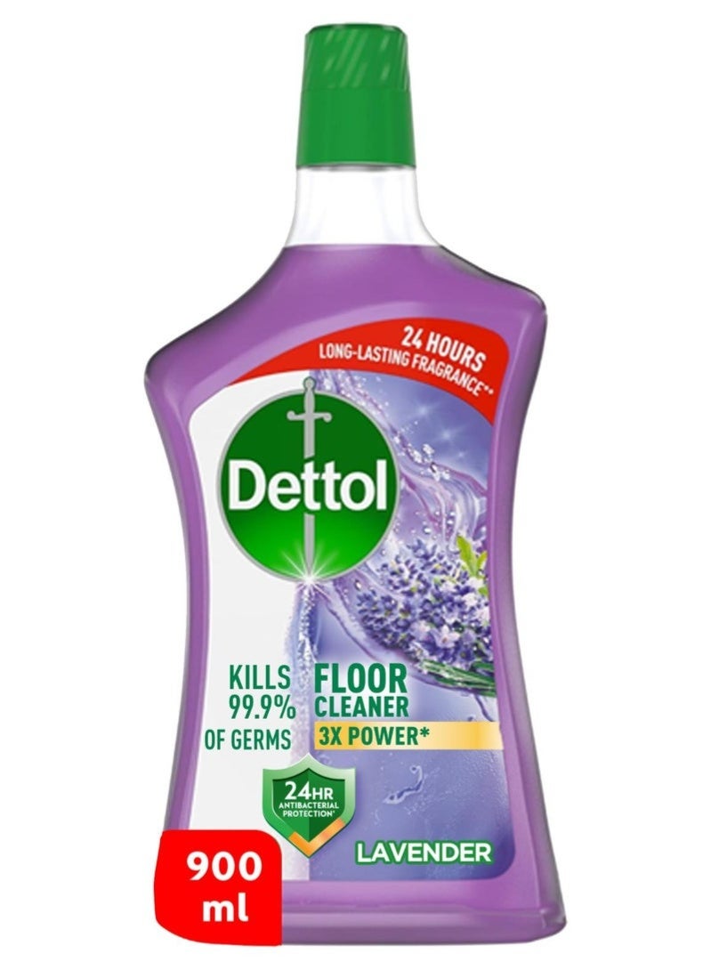 Dettol Lavender Antibacterial Power Floor Cleaner 900ml - Image 1