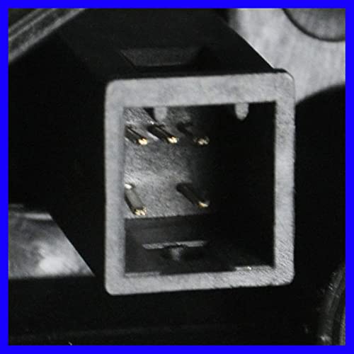 TRQ 2 Piece Driver and Passenger Side Mirror Assembly Set Electric Adjustment Heated No Memory Black Compatible with 2002-2006 Toyota Camry TO1320168 TO1321168 - Image 5