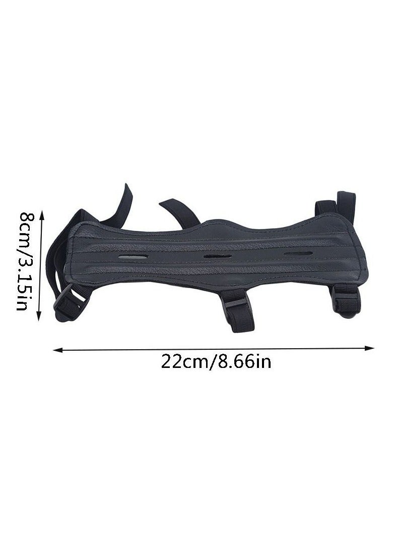 Generic Leather Arm Guard, Forearm Protector, for Protection from Bowstring Recoil, 22cm Length  - Image 5