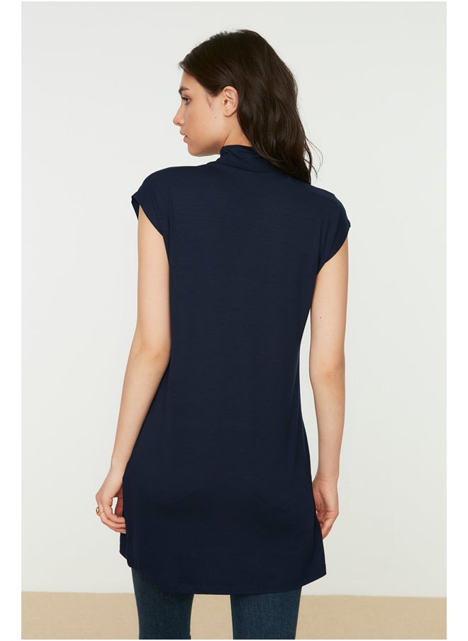 trendyol - Woman Modest Tunic Navy - Image 1