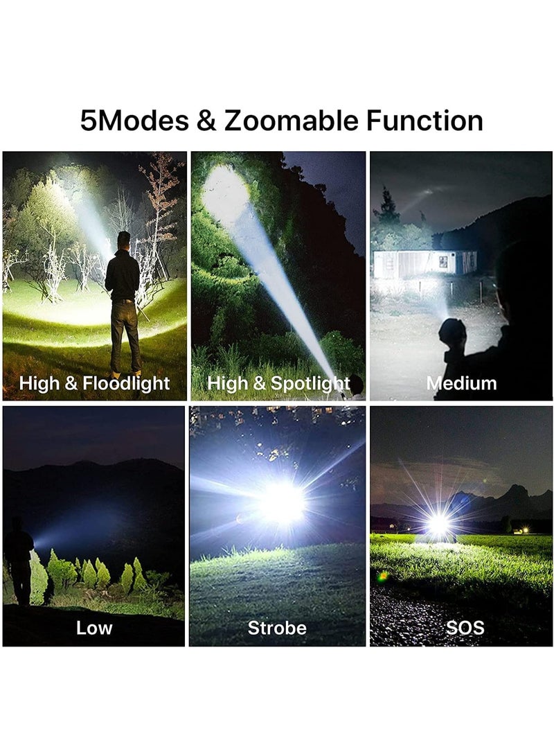 general Rechargeable Flashlights High Lumens, Super Bright LED Flash Light, 5 Modes, IPX5 Waterproof Handheld Flash Light for Home, Emergencies, Camping - Image 4