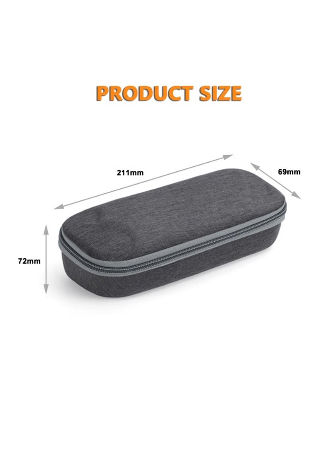 حالة حمل صلبة متوافقة مع دي جي أوسمو جيب 3 ، حقيبة تخزين السفر مقاومة للصدمات المحمولة لجيب أوسمو 3 اكسسوارات كومبو القياسي ، قشرة إيفا الوقائية للكاميرا الفيديو Vlogging ، جيب الشبكة الداخلية والبطانية البلوشية الناعمة - Image 4