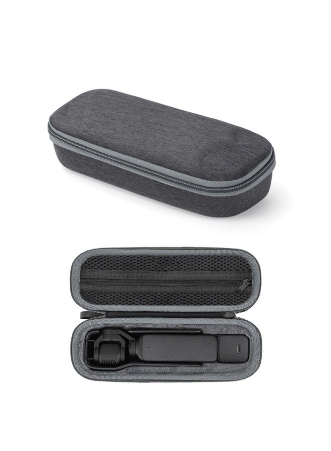 حالة حمل صلبة متوافقة مع دي جي أوسمو جيب 3 ، حقيبة تخزين السفر مقاومة للصدمات المحمولة لجيب أوسمو 3 اكسسوارات كومبو القياسي ، قشرة إيفا الوقائية للكاميرا الفيديو Vlogging ، جيب الشبكة الداخلية والبطانية البلوشية الناعمة - Image 1