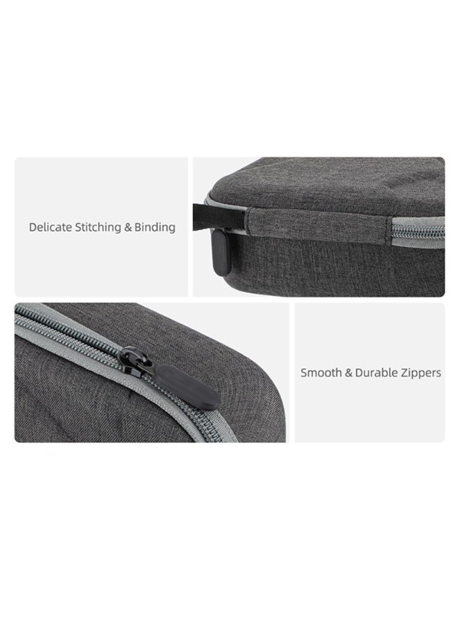 حالة حمل صلبة متوافقة مع دي جي أوسمو جيب 3 ، حقيبة تخزين السفر مقاومة للصدمات المحمولة لجيب أوسمو 3 اكسسوارات كومبو القياسي ، قشرة إيفا الوقائية للكاميرا الفيديو Vlogging ، جيب الشبكة الداخلية والبطانية البلوشية الناعمة - Image 2