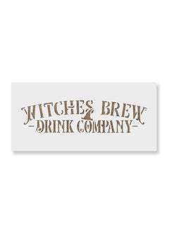 Witches Brew Label Stencil Reusable Stencils for Painting Mylar Stencil for DIY Projects and Crafts