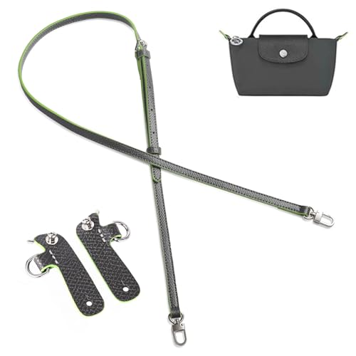 KOMHPS Purse Straps Replacement, Leather Handbag Crossbody Shoulder Strap Adjustable for Longchamp Bag Women - Image 1