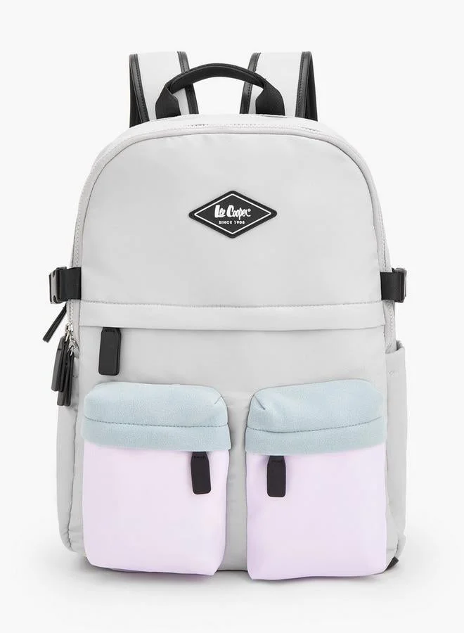 لي كوبر Logo Applique Backpack With Adjustable Shoulder Straps
