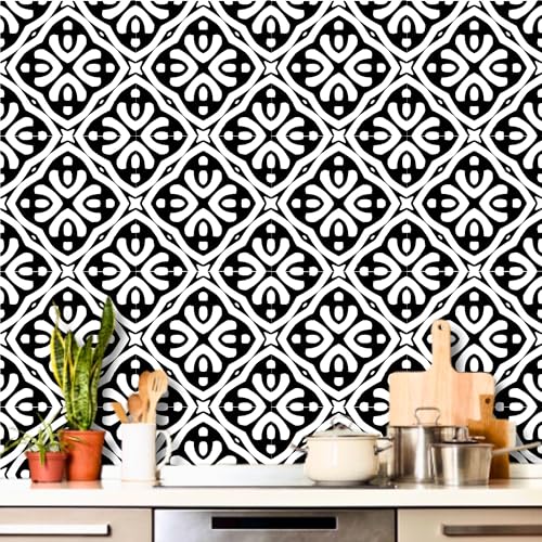Brandian 36 pcs Backsplash Tile Decals, Covers 6 Ft x 3 Ft, Easy Wipe Surface, 6x6 Inches (Pack of 36) - Image 1