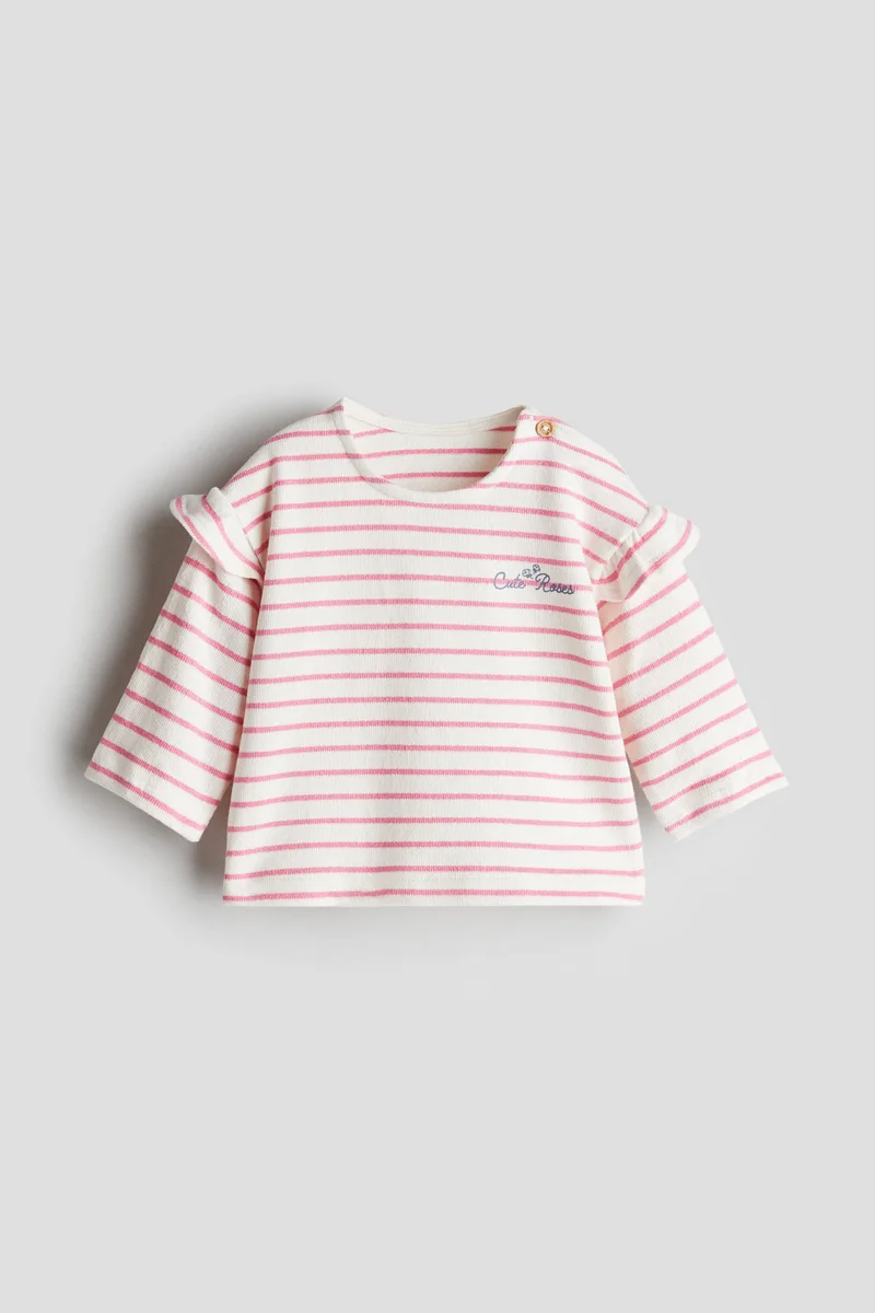 H&M Frill-trimmed top