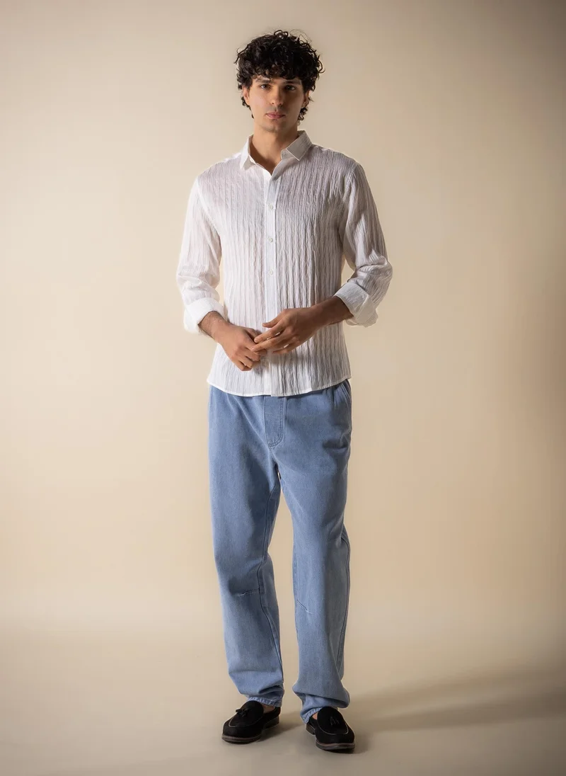 شايبس SOFT TEXTURED TENCEL SHIRT