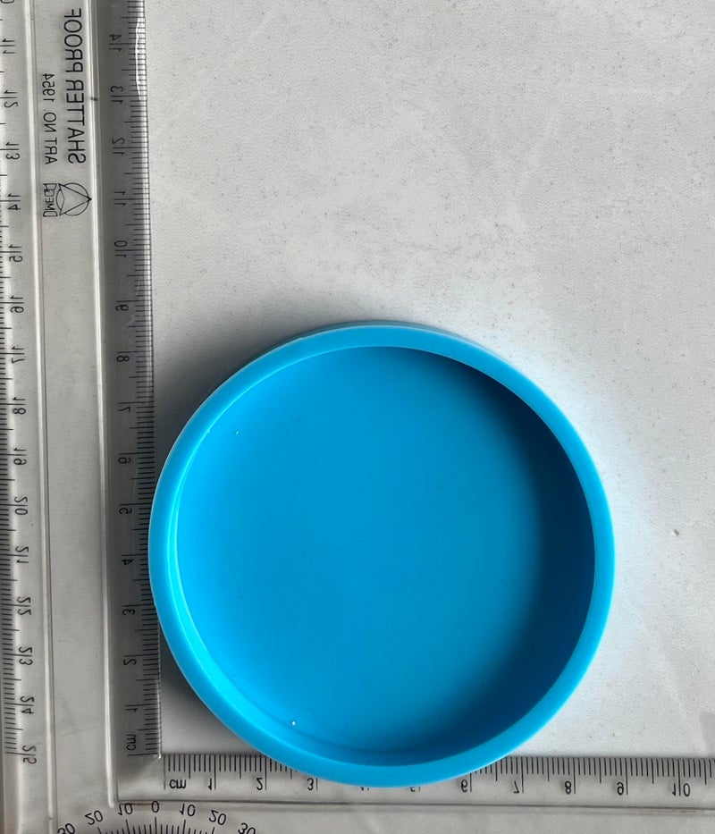 IRIKA Pack of 5 Round Shape Blue Silicone Molds for Resin Art and Craft/Silicone Mould/Resin Mold/Round/Made in India - Image 5