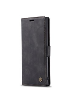 CaseMe CaseMe Samsung Galaxy Note 10 Plus Case Wallet, for Samsung Galaxy Note 10 Plus Wallet Case Book Folding Flip Folio Case with Magnetic Kickstand Card Slots Protective Cover - Black  - Image 2