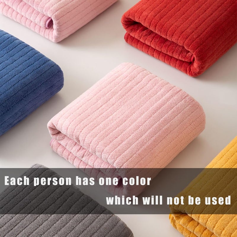 Microfiber Towel 90x160 cm 1 PCS Bath Towel Microfiber Soft, Durable and Light Weight (Pink 600g) Universal design - Image 2