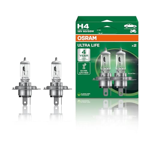 OSRAM ULTRA LIFE H4 halogen headlamp 64193ULTHCB 12 V passenger car duobox 2 units