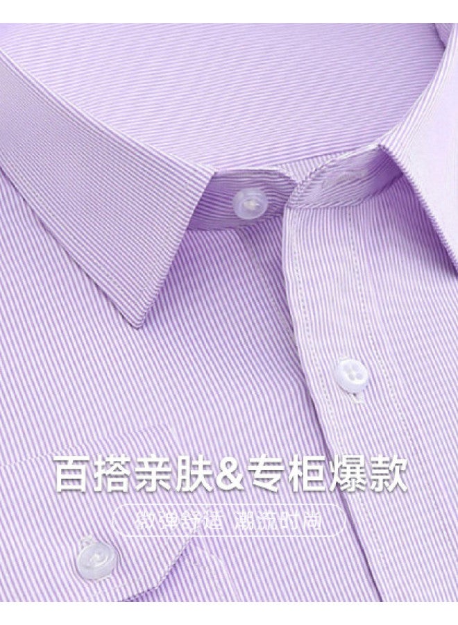 Fapai Men's Shirt Long Sleeve Comfortable Business Casual Striped Shirt Long Sleeve Men - Image 1