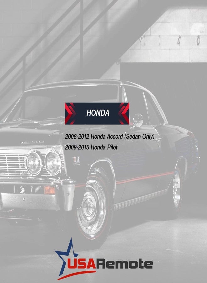 USARemote Replacement 4-Button Remote Car Key Fob Insert for Honda Accord 2008 2009 2010 2011 2012 KR55WK49308 (1 Pack) - Image 4