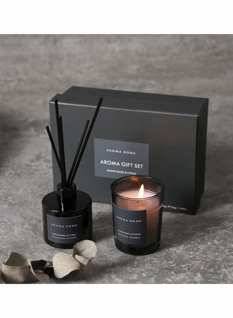 Candle Reed Diffuser and Scented Candle Gift Set , a Unique Birthday Present for Your Girlfriend, Suitable for Both Men And Women, Perfect for Valentine'S Day. - Image 5