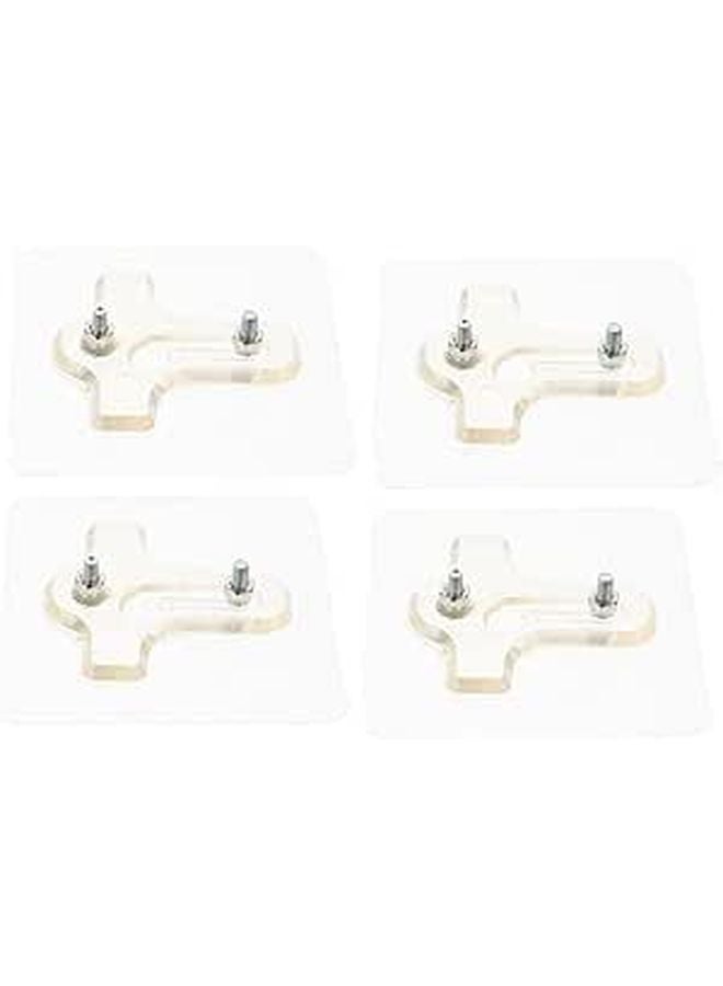 Adhesive Wall Hooks Non Marking No Drilling Sticky Pegs for Hanging - Image 1