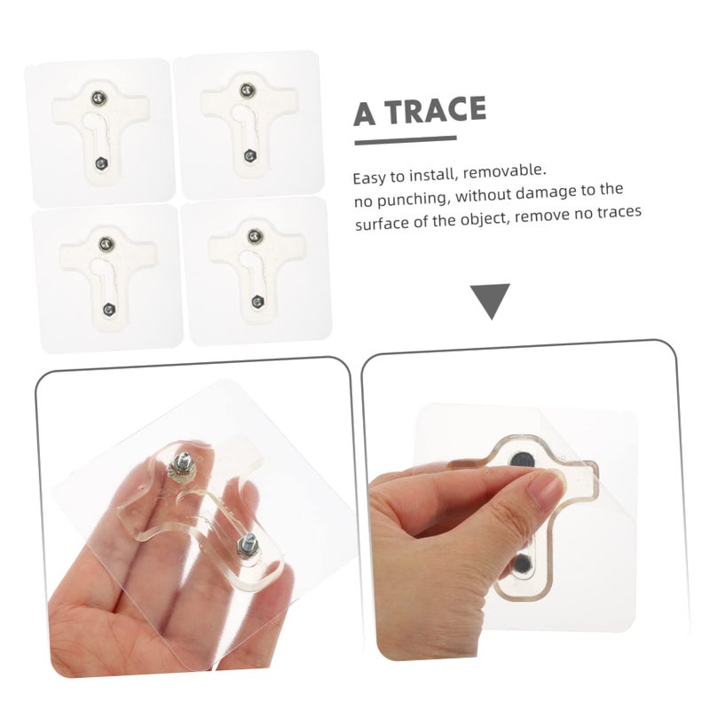 Adhesive Wall Hooks Non Marking No Drilling Sticky Pegs for Hanging - Image 4