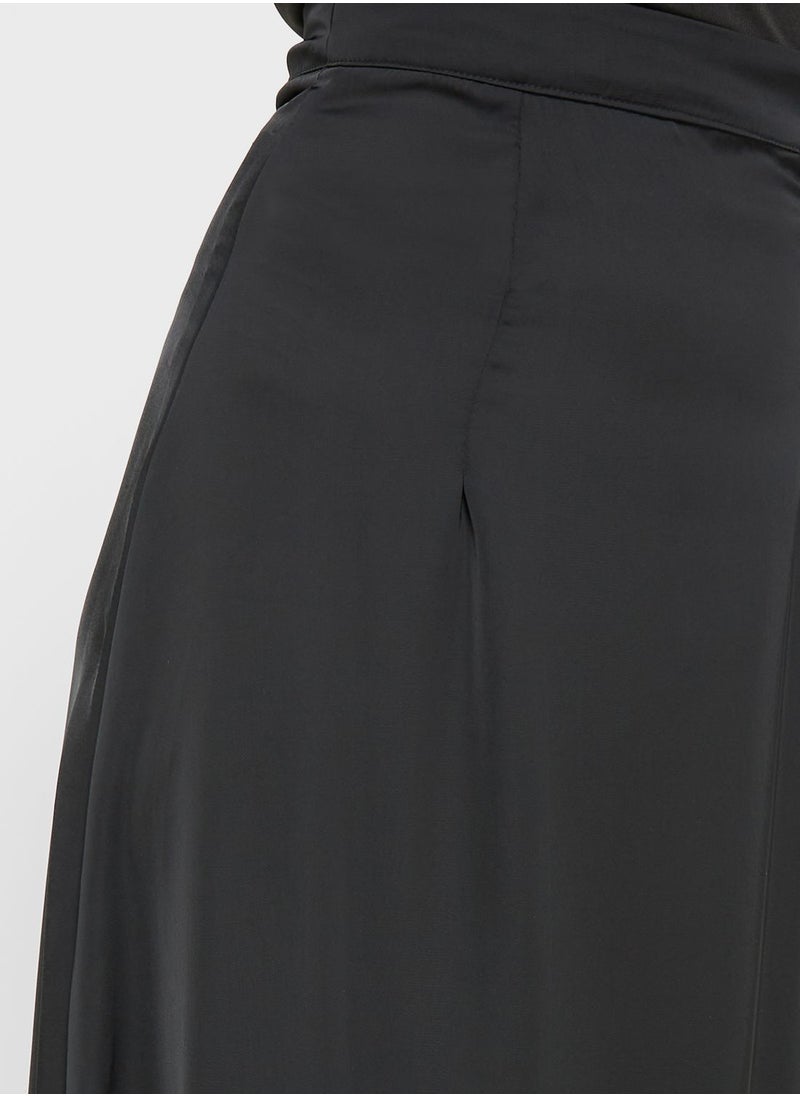 Khizana - High Waist Solid Skirt - Image 1