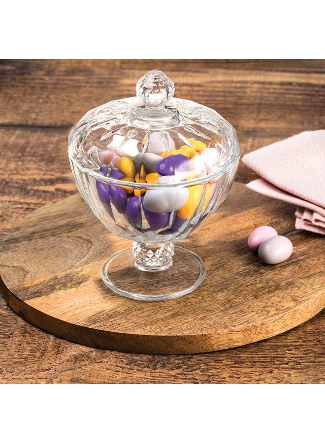 Paşabahçe Pasabahce Glory Candy Box 111mm – Premium Glass Storage Box GB - Image 1
