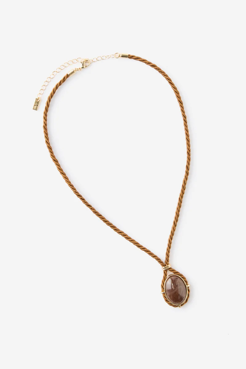 Rubi Cord Pendant Necklace