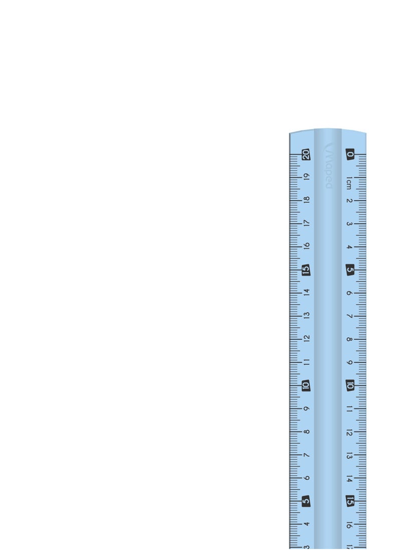 Maped - Maped unbreakable Flat Ruler 20cm Multicolored - Image 1