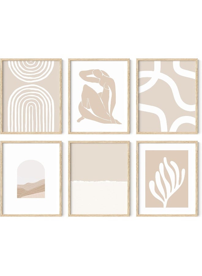 Home Trove Boho Framed Wall Art, Matisse Poster Set, Abstract Art Wall Decor - Image 1
