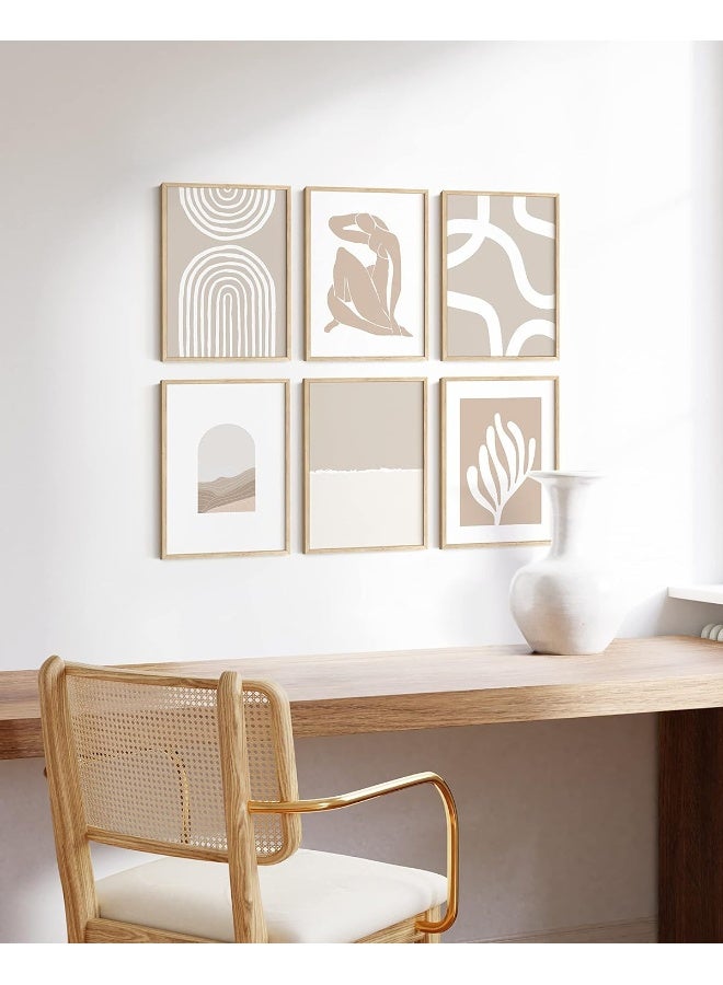 Home Trove Boho Framed Wall Art, Matisse Poster Set, Abstract Art Wall Decor - Image 5