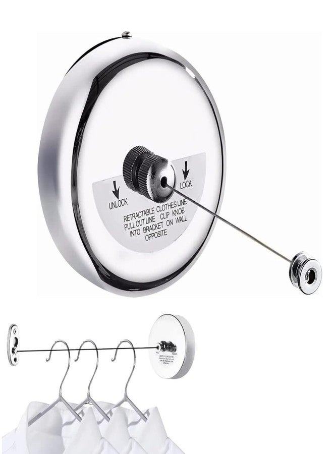 SBD Multi Purpose Stainless Steel Adjustable Retractable and Lockable Cloth Line (1) - Image 1