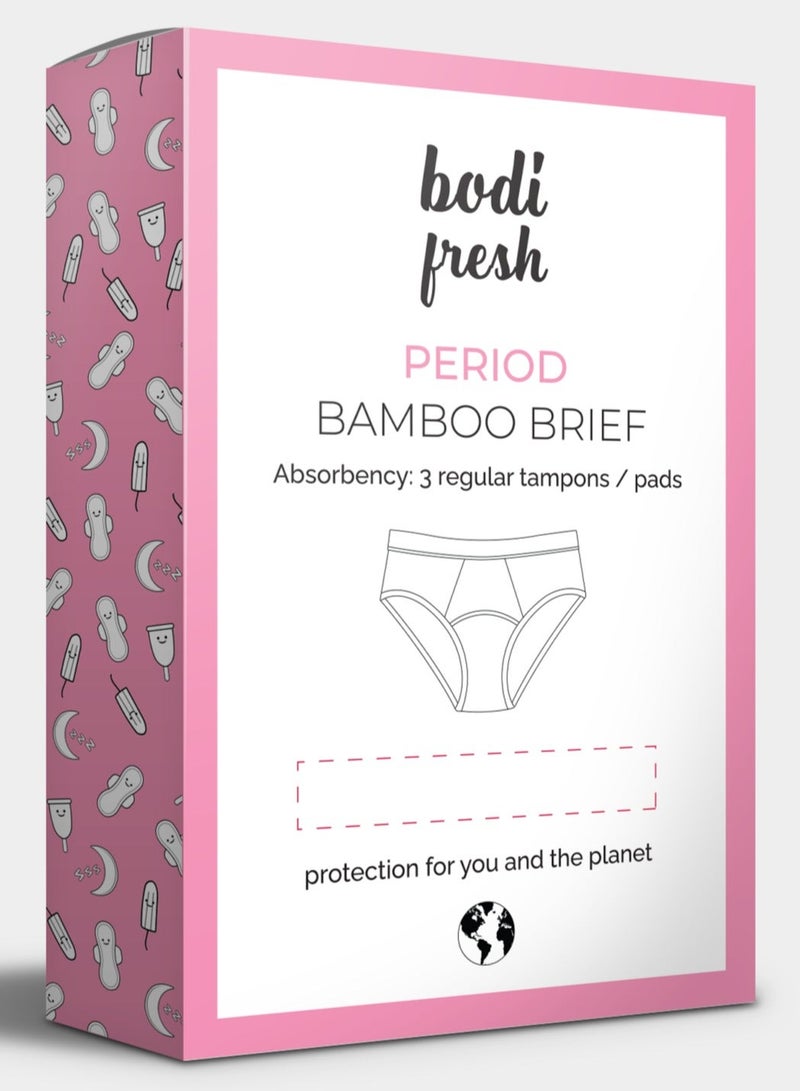 bodi fresh Bamboo Organic Period Underwear – Leakproof, Breathable & Washable Menstrual Panty – Eco-Friendly Protection - Image 4