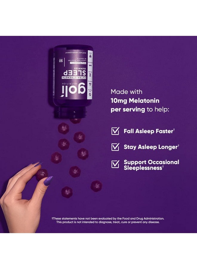 جولي مكمل غذائي جولي، علكة نوم فائقة القوة ١٠ ملغ ميلاتونين - عبوة واحدة، ٥٠ علكة - خالية من الغلوتين، نباتية، غير معدلة وراثيًا، وخالية من الجيلاتين - Image 4