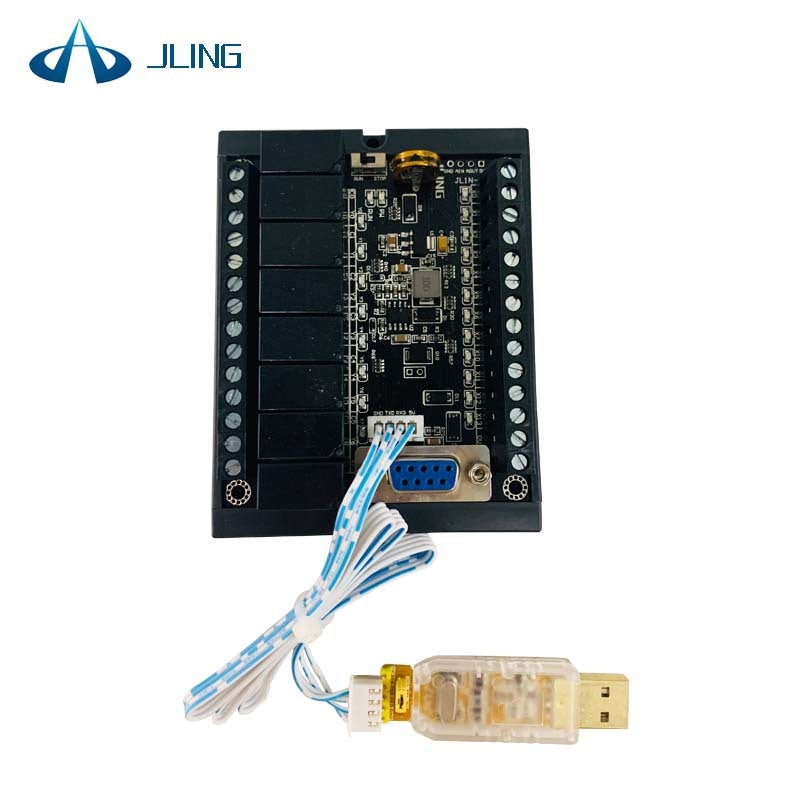 Jling Fx1N-20Mr With Analog Domestic Plc Industrial Control Board Shell Relay 12 In 8 Out - Image 3