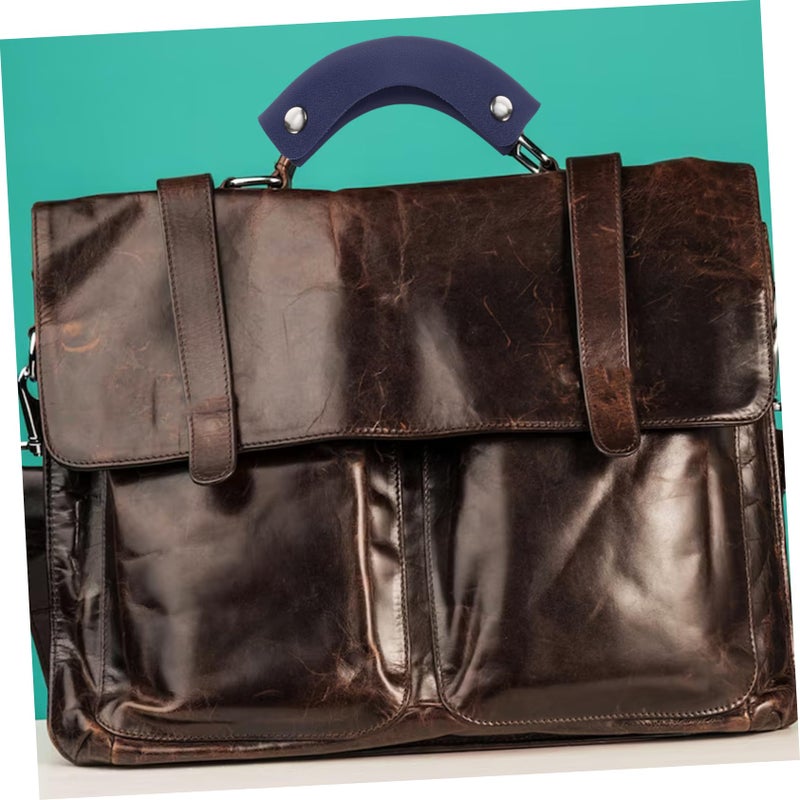 8 Pcs Leather Luggage Handle Wraps Squeeze Design Suitcase Grip Covers Travel Accessories - Image 5