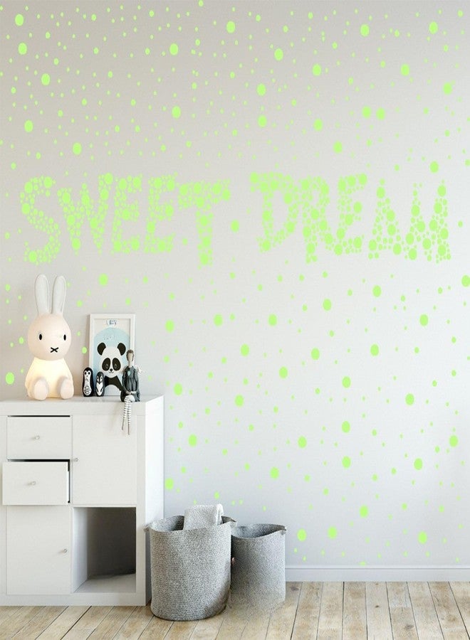 Essivox 407Pcs Glow in The Dark Wall Stickers, Removable Dots Decals Room Decor Kit for Bedroom, Halloween Home Decoration - Image 4