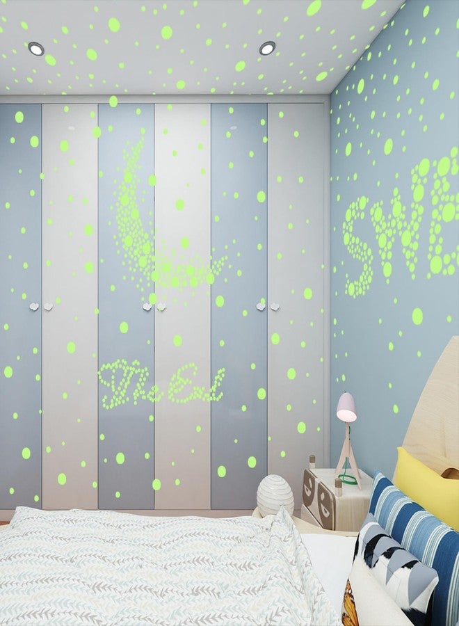 Essivox 407Pcs Glow in The Dark Wall Stickers, Removable Dots Decals Room Decor Kit for Bedroom, Halloween Home Decoration - Image 5