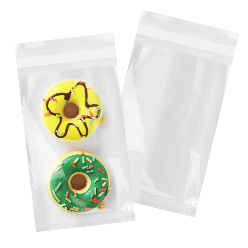 iMailer - 100 Count - 4" x 6" Clear Self Sealing Cellophane Bags- Small Poly Bags for Cookie, Treats, Party Favors, Photo, Jewelry - Image 1