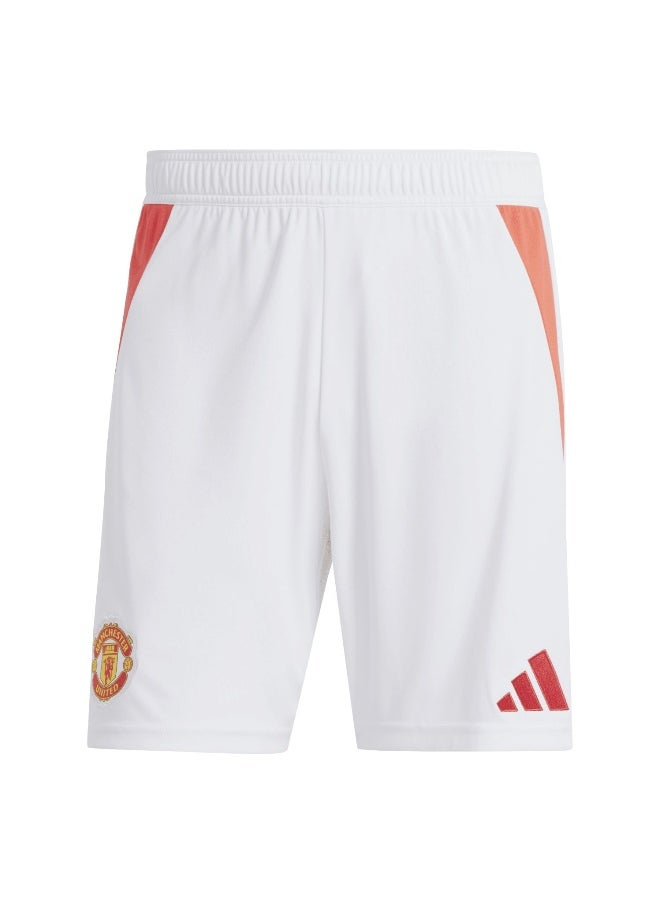 Adidas Adidas Mufc H Sho White Football Shorts For Men Xs  - Image 1