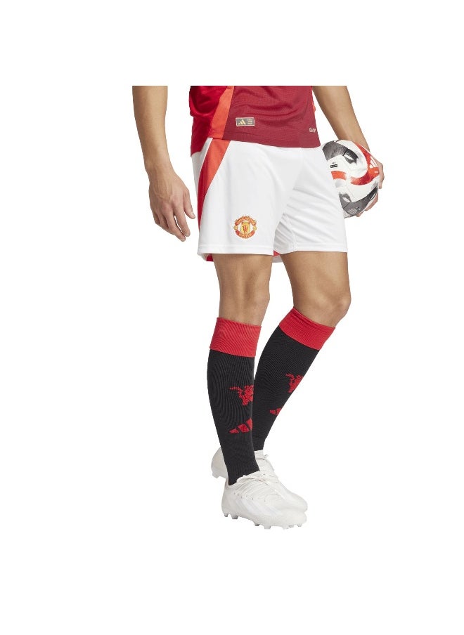 Adidas Adidas Mufc H Sho White Football Shorts For Men Xs  - Image 5