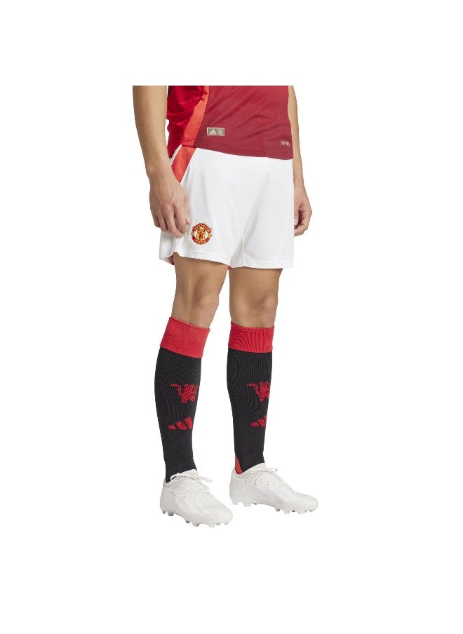 Adidas Adidas Mufc H Sho White Football Shorts For Men Xs  - Image 3