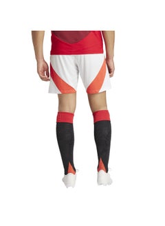 Adidas Adidas Mufc H Sho White Football Shorts For Men Xs  - Image 4
