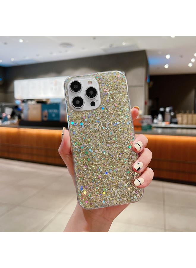 S-TOP Case For iPhone 14 Plus Glitter Sequins Epoxy TPU Phone Case - Image 1