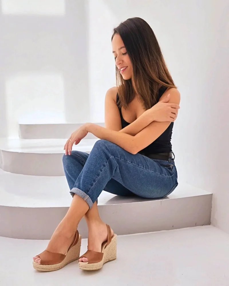 SHOEQ Roxy Espadrille Wedge