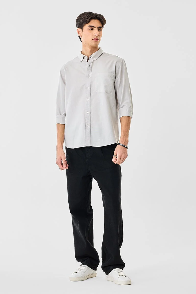SNITCH Linen Blend Regular Fit Shirt