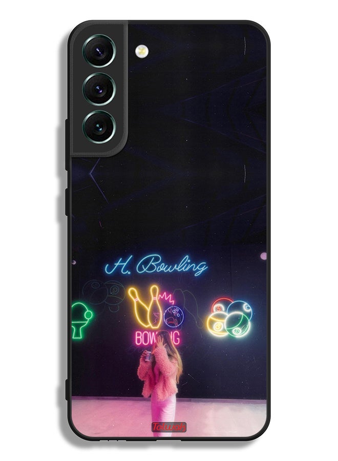 Tolwak Samsung Galaxy S22 Plus 5G Protective Case Cover Bowling Lover - Image 3